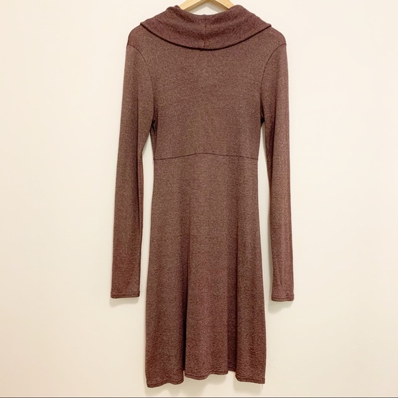 Michael Stars Cowl Neck Above Knee Quarter Sleeve Maternity Dress OS - Picture 4 of 5